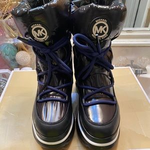 Mk Zadie Mixed Media Moon Boot